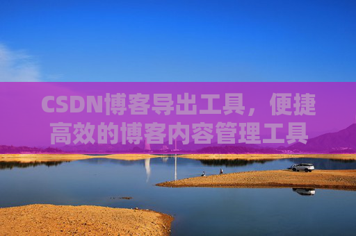 CSDN博客导出工具,便捷高效的博客内容管理工具